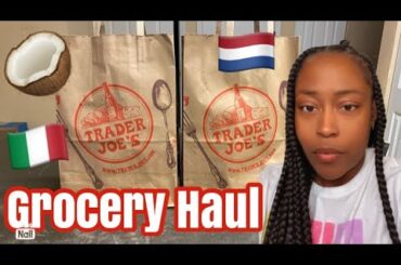 TRADER JOE’S GROCERY HAUL| FOOD FROM ITALY, INDIA, THAILAND + MORE