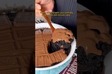 When mom forgets your birthday and makes last minute cake #shorts #viral #mukbang