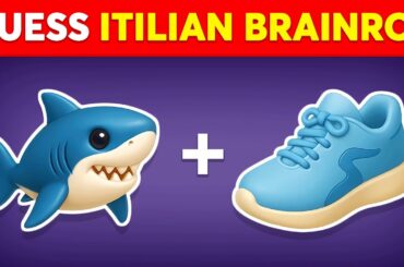 Guess the ITALIAN BRAINROT ANIMAL by EMOJI | Brainrot Quiz | Tung Tung Tung Sahur, Tralalero Tralala