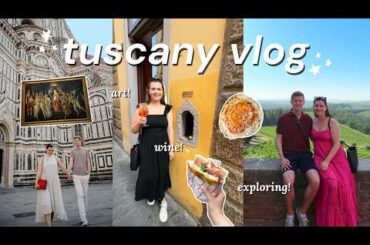 Tuscany vlog!! Florence, Siena, the Chianti region | Italy road trip 2025
