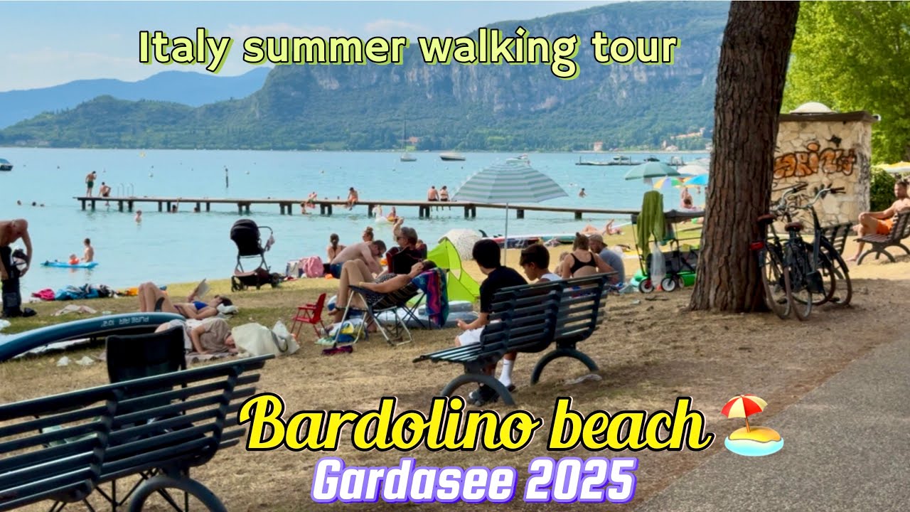 WALKING TOUR OF BARDOLINO, LAKE GARDA ITALY. JUNE 2025 UPDATE (4K ULRA HDR) BEACH WALK ITALY WALKING TOUR OF BARDOLINO, LAKE GARDA ITALY. JUNE 2025 UPDATE (4K ULRA HDR) BEACH WALK ITALY