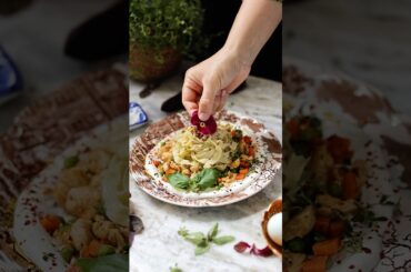 Summer Pasta with Labneh #food