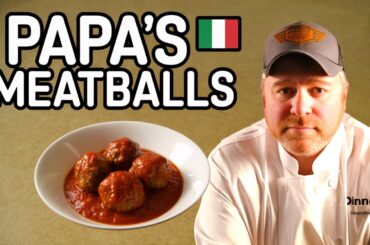 Meatball Recipe From My Italian Grandpa