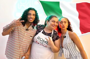 Jay Cinco & Lala Baptiste Learn How To Cook In Italy..
