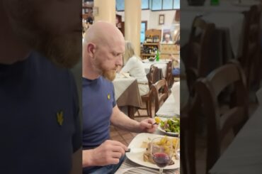 Dining at an old Roman restaurant (1890) Trattoria Sora Pia in Rome, Italy #trattoria