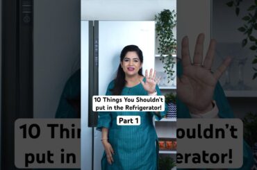 10 Things You Shouldn’t put in the Refrigerator Part 1 | #Shorts | Pankaj Bhadouria