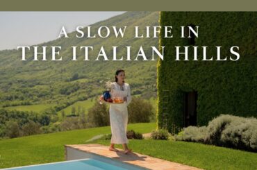 A Slow Country Stay in Umbria, Italy: Garden Lunch, Spello | SIMPLY SLOW TRAVELER