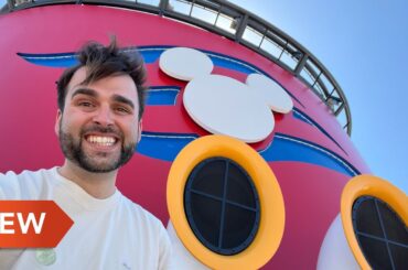 Disney Cruise Line Vlog | Part 1 | Disney Dream Travel Day and Embarkation | 2025 | Adam Hattan