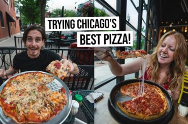 We Tried EVERY Chicago Pizza Style! Deep Dish, Tavern & Stuffed! - WHICH WAS BEST??