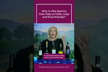 Why is Villa Sparina from Italy so fresh, crisp and food-friendly?