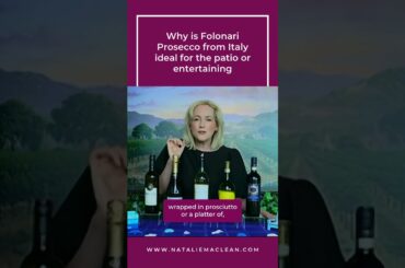 Why is Folonari Prosecco from Italy ideal for the patio or entertaining?