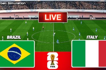 BRAZIL vs ITALY - FIFA World Cup 2026 FINAL || Live Football Match | PES 21 Simulation