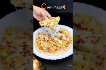 Sweet corn pizza recipe #shorts #sweetcornrecipes
