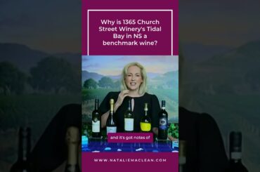 Why is 1365 Church Street Winery's Tidal Bay in NS a benchmark wine?