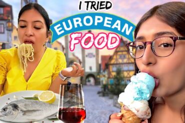 I Tried EUROPEAN COUNTY Food- STREET vs RESTAURANT | CookWithNisha