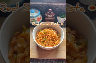 Red Sauce Pasta #food #cooking #recipe #shorts