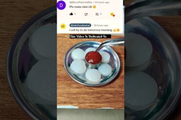 Mini Trending Idli #ytshorts #shorts #idli #miniature