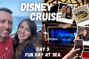 Disney Cruise Line Vlog | Day 3 - Sea Day | Disney Fantasy | Animators Palate | June 2025