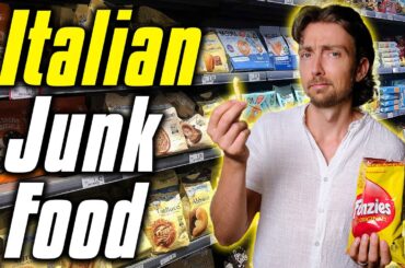 An American Tries Italian JUNK FOOD