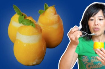 The BEST 3-Ingredient Lemon Italian Ice - Sorbetto di Limone