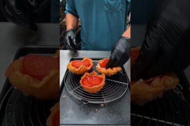 Crispy Fried Pizza Bowl #Shorts