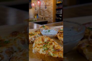 Next-Level Garlic Cheese Bread #cooking #food #cheesy #shortvideo #shorts #foodshorts #foodie