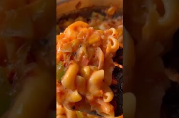 Creamy chilli  Macaroni Pasta Recipe #cookingwithbenazirvlogs#shorts