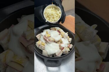 Ham & Cheese Casserole #Shorts