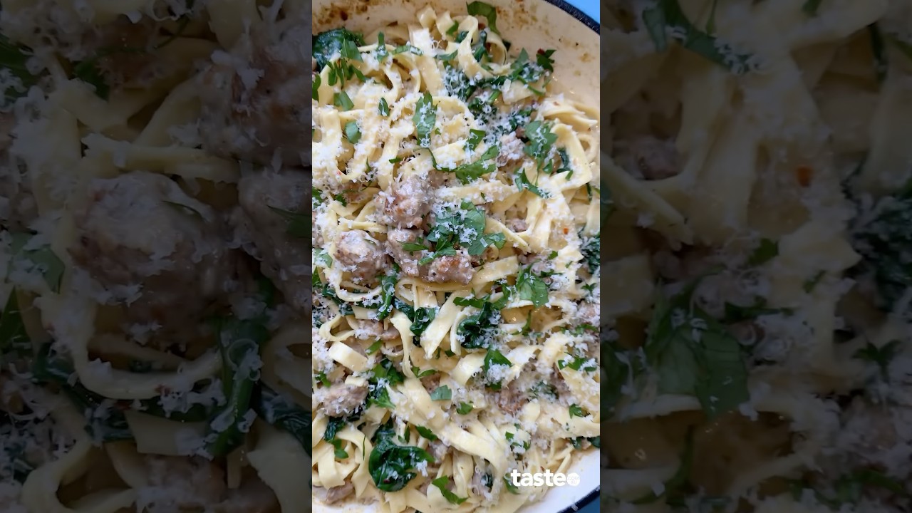 20-minute creamy Italian sausage pasta 20-minute creamy Italian sausage pasta