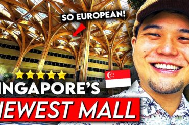 I Visit Singapore’s MIND-BLOWING Newest Mall (are we in europe?)