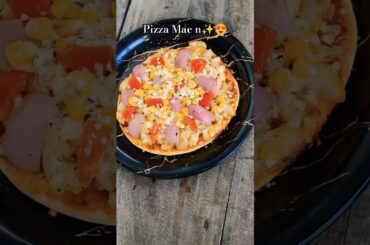 MACARONI PIZZA FUSION || RECIPE #PIZZA#easyrecipe #recipe#ashortaday