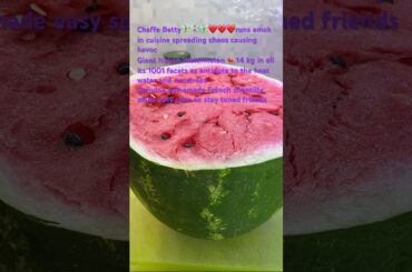 THE ADVENTURES OF A GIANT ITALIAN WATERMELON By CHEFFE BETTY