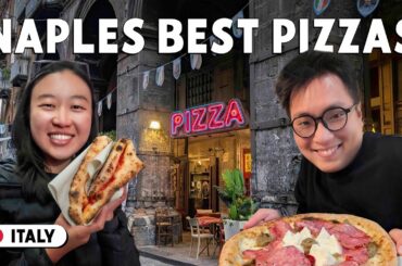 Eating the best pizzas in the birthplace of pizza (Naples, Italy) Pizza Fritta, Pizza a Portafoglio