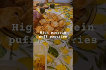 High protein Italian puff pastries | Weight loss recipes