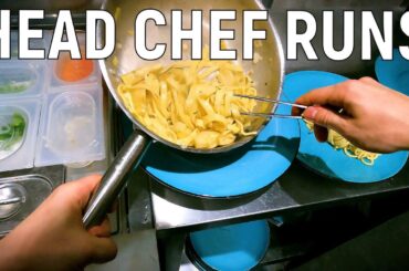 POV: A busy dinner at an Italian restaurant