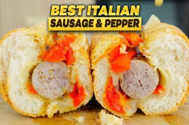 How to Make the Best SAUSAGE & PEPPERS Recipe Like an Italian