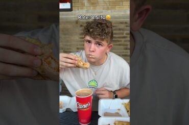 Eating Raising Cane’s new chicken sandwich for the day!