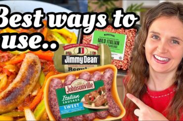 8 AMAZING Italian Sausage Dinner Recipes | Quick, EASY & Flavor-Packed Meals | Julia Pacheco