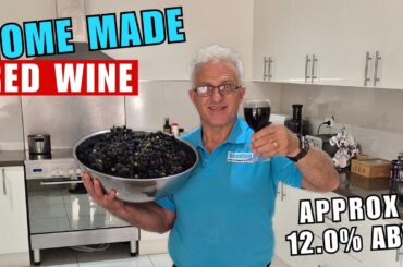 How to Make Red Wine from Home Grown Grapes! DIY American Variety