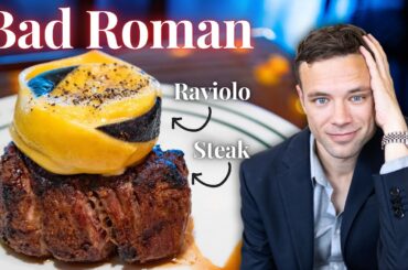 Eating at Bad Roman. The STRANGEST Italian Restaurant in NYC