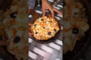 pizza order on cloud kitchen | pizza recipe #shorts #food #minivlog