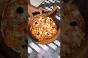 pizza recipe | how to make pizza at home #shorts #food #pizza #minivlog
