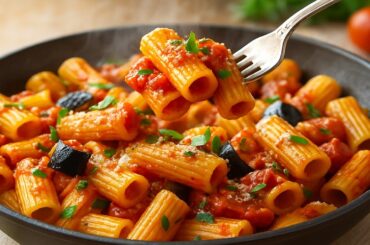 Delicious Italian Pasta with Eggplants! You'll Make It at Home Every Day! Easy Recipe