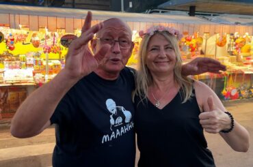 Street food at Festino in Palermo, Italy. Viva Palermo and Santa Rosalia!