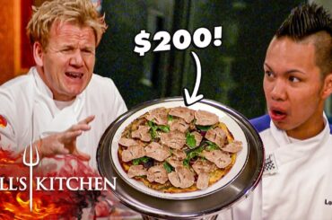 Chef Ramsay's $200 Pizza Inspires the Chef's Fine Dining Pizza Challenge | Hell’s Kitchen