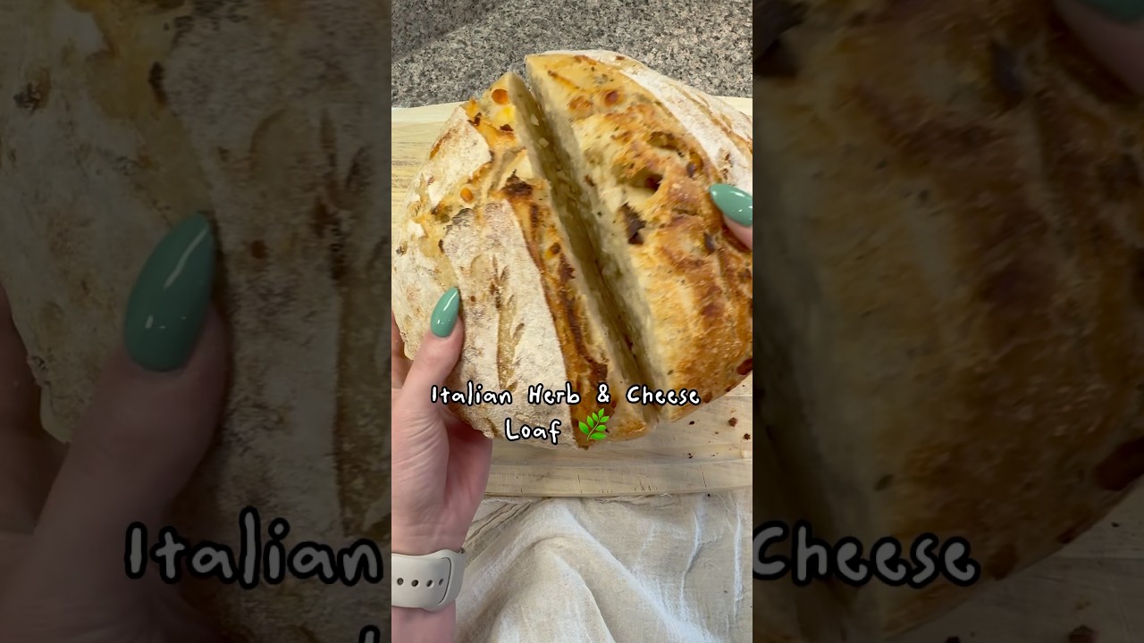 Italian Herb & Cheese Sourdough Loaf! My son came up with this combo! So delicious! Italian Herb & Cheese Sourdough Loaf! My son came up with this combo! So delicious!