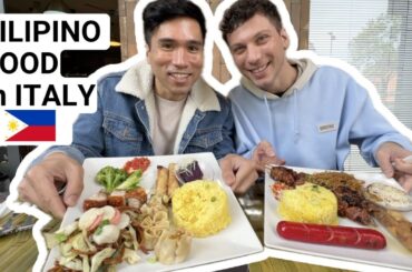 Trying Filipino Food in Italy