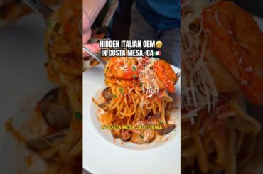 HIDDEN ITALIAN GEM IN COSTA MESA!