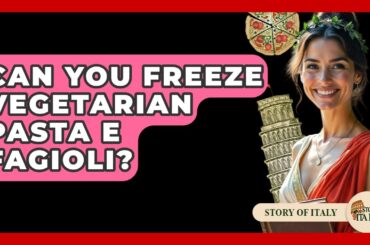Can You Freeze Vegetarian Pasta E Fagioli? - Story Of Italy