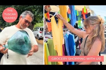 GROCERY SHOPPING IN TUSCANY WITH US!